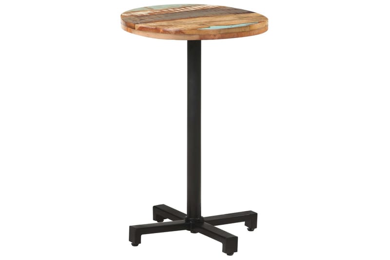 Cafébord runt Ã˜50x75 cm massivt återvunnet trä - Brun - Cafébord