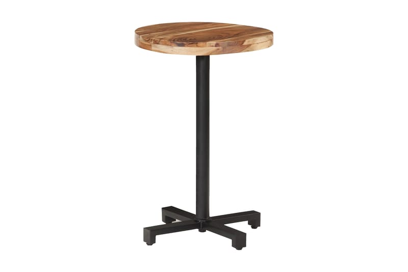 Cafébord runt Ã˜50x75 cm massivt akaciaträ - Brun - Cafébord
