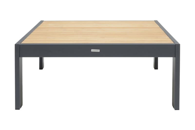 Cafébord Palau 103 cm - Trä/Grå - Utemöbler & utemiljö - Utebord & trädgårdsbord - Cafébord