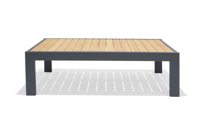 Cafébord Palau 143 cm - Trä/Grå - Utemöbler & utemiljö - Utebord & trädgårdsbord - Cafébord
