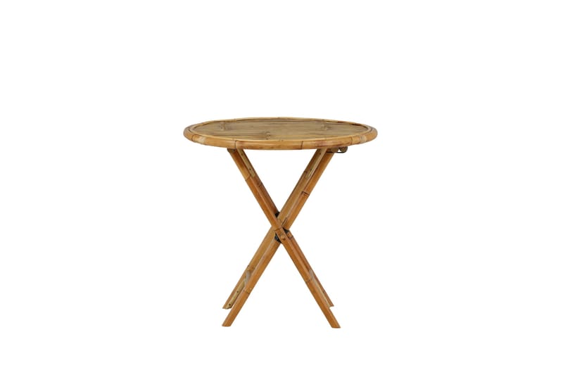 Cane Cafébord Rund 80 cm - Brun - Utemöbler & utemiljö - Utebord & trädgårdsbord - Cafébord