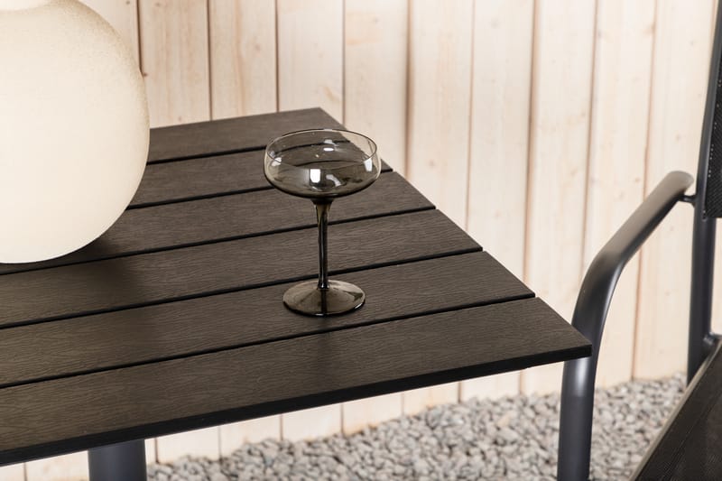 Colorado Cafébord 70 cm Svart - Venture Home - Utemöbler & utemiljö - Utebord & trädgårdsbord - Cafébord