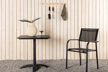 Colorado Cafébord Utomhus 70 cm Aluminium - Svart - Utemöbler & utemiljö - Utebord & trädgårdsbord - Cafébord