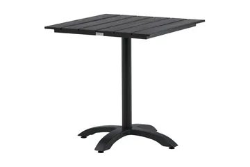 Colorado Cafébord Utomhus 70 cm Aluminium - Svart - Utemöbler & utemiljö - Utebord & trädgårdsbord - Cafébord