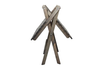 Edilma Hopfällbart Klappbord Cafébord och Utebord 65 cm Furu - Grå - Utemöbler & utemiljö - Utebord & trädgårdsbord - Cafébord