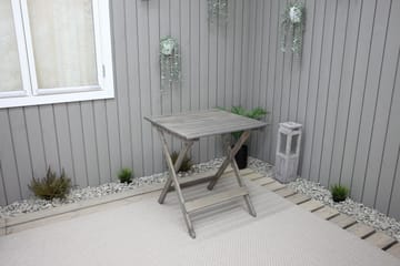 Edilma Hopfällbart Klappbord Cafébord och Utebord 65 cm Furu - Grå - Utemöbler & utemiljö - Utebord & trädgårdsbord - Cafébord