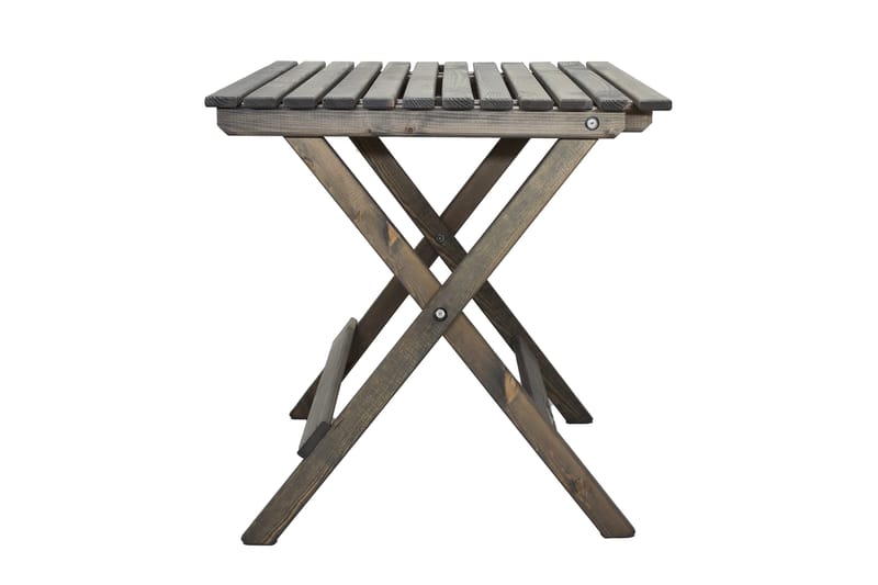 Edilma Hopfällbart Klappbord Cafébord och Utebord 65 cm Furu - Grå - Utemöbler & utemiljö - Utebord & trädgårdsbord - Cafébord