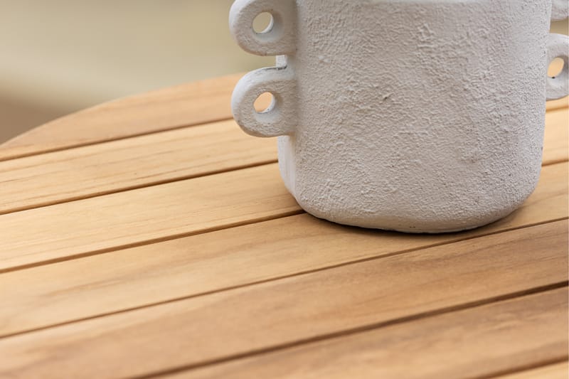 Holmsund Cafébord 65 cm - Natur/Silver - Utemöbler & utemiljö - Utebord & trädgårdsbord - Cafébord