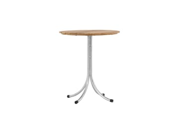 Holmsund Cafébord 65 cm - Natur/Silver - Utemöbler & utemiljö - Utebord & trädgårdsbord - Cafébord