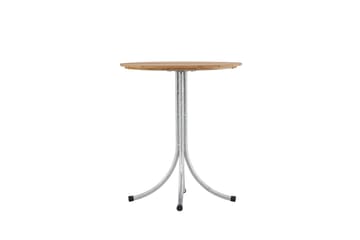 Holmsund Cafébord 65 cm - Natur/Silver - Utemöbler & utemiljö - Utebord & trädgårdsbord - Cafébord