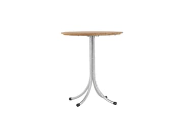 Holmsund Cafébord 65 cm - Natur/Silver - Utemöbler & utemiljö - Utebord & trädgårdsbord - Cafébord