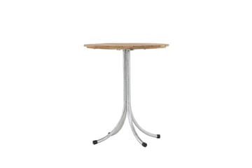 Holmsund Cafébord 65 cm - Natur/Silver - Utemöbler & utemiljö - Utebord & trädgårdsbord - Cafébord