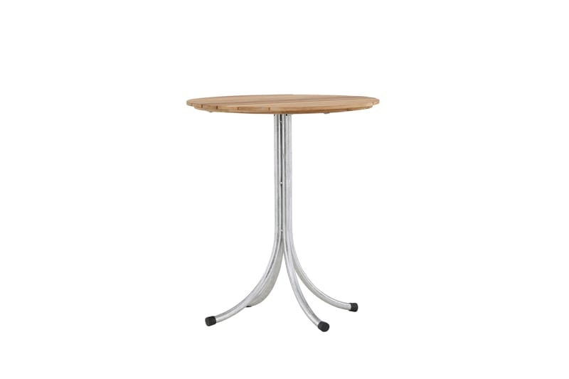 Holmsund Cafébord 65 cm - Natur/Silver - Utemöbler & utemiljö - Utebord & trädgårdsbord - Cafébord