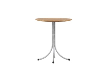 Holmsund Cafébord 65 cm - Natur/Silver - Utemöbler & utemiljö - Utebord & trädgårdsbord - Cafébord