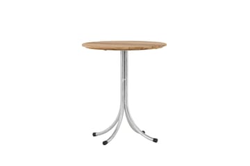 Holmsund Cafébord 65 cm - Natur/Silver - Utemöbler & utemiljö - Utebord & trädgårdsbord - Cafébord