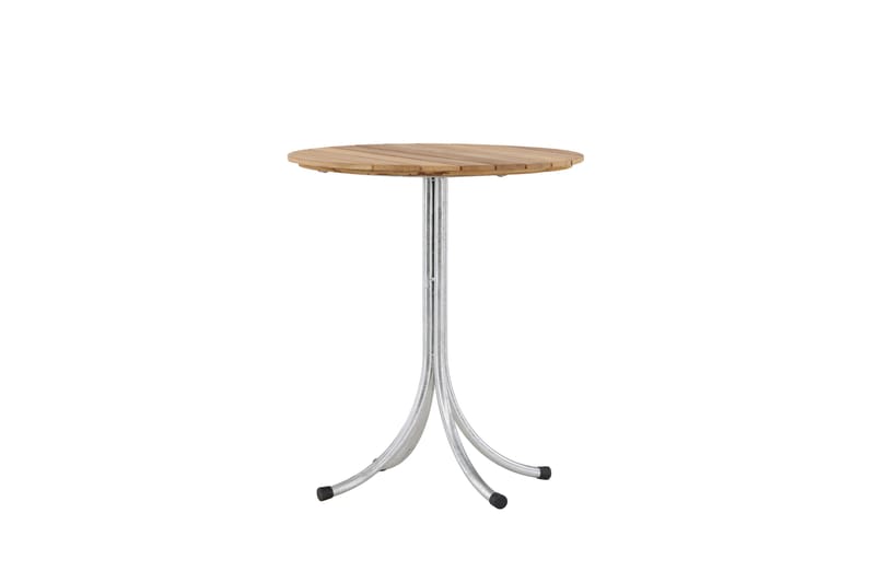 Holmsund Cafébord 65 cm - Natur/Silver - Utem�öbler & utemiljö - Utebord & trädgårdsbord - Cafébord
