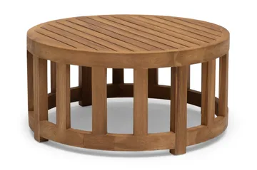 Hillerstorp Himmelsnäs Runt Soffbord Utomhus 80 cm Teak - Brun - Utemöbler & utemiljö - Utebord & trädgårdsbord - Cafébord
