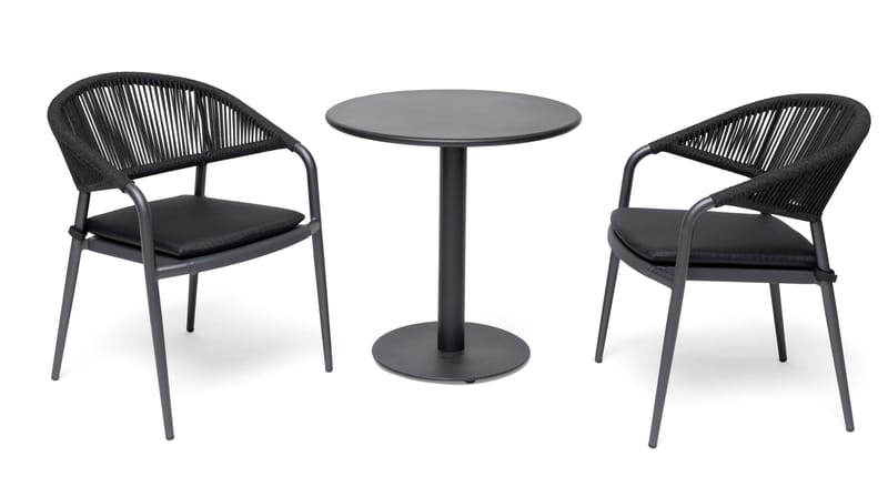 Hillerstorp Näsby Cafébord 70 cm Rund - Svart - Utemöbler & utemiljö - Utebord & trädgårdsbord - Cafébord
