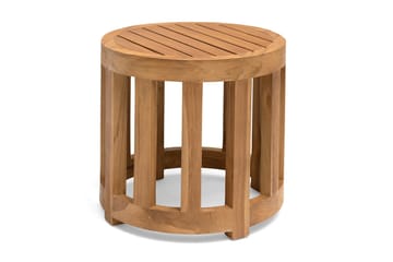 Himmelsnäs Runt Sidobord och Blombord 50 cm Trä - Brun - Utemöbler & utemiljö - Utebord & trädgårdsbord - Cafébord