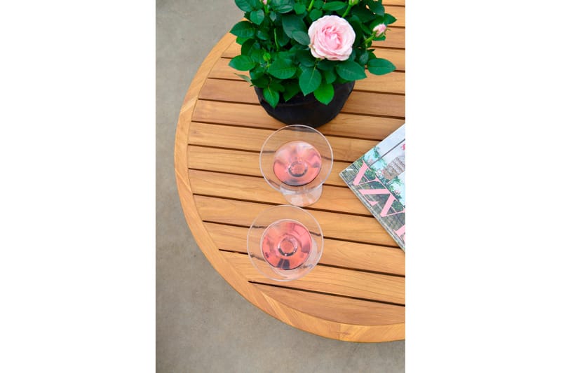 Himmelsnäs Runt Soffbord Utomhus 80 cm Teak - Brun - Utemöbler & utemiljö - Utebord & trädgårdsbord - Cafébord