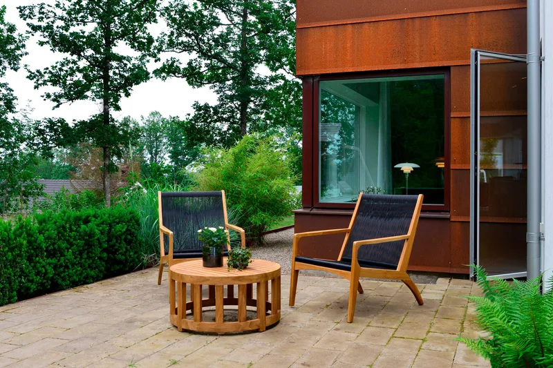 Himmelsnäs Runt Soffbord Utomhus 80 cm Teak - Brun - Utemöbler & utemiljö - Utebord & trädgårdsbord - Cafébord