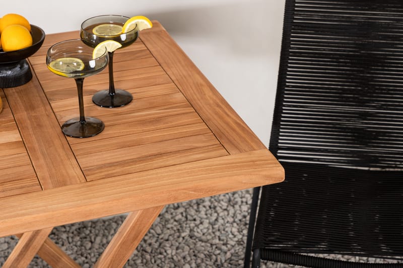 Kenya Cafébord 70 cm Hopfällbar - Beige - Utemöbler & utemiljö - Utebord & trädgårdsbord - Cafébord