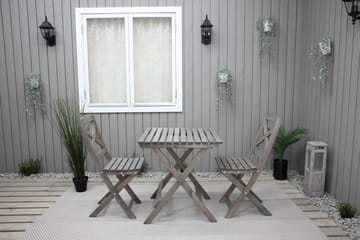 Klappbord Edilma 65 cm - Grå - Utemöbler & utemiljö - Utebord & trädgårdsbord - Cafébord