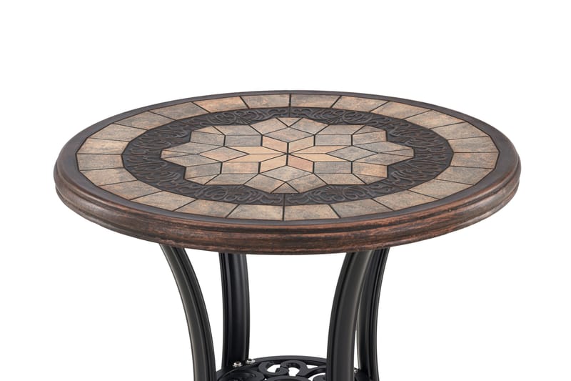 Leiria Cafébord 60 cm - Brun - Utemöbler & utemiljö - Utebord & trädgårdsbord - Cafébord