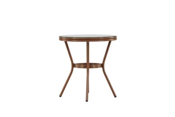 Loures Cafébord 70 cm - Brun - Utemöbler & utemiljö - Utebord & trädgårdsbord - Cafébord