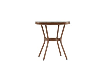 Loures Cafébord 70 cm - Brun - Utemöbler & utemiljö - Utebord & trädgårdsbord - Cafébord