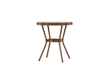 Loures Cafébord 70 cm - Brun - Utemöbler & utemiljö - Utebord & trädgårdsbord - Cafébord