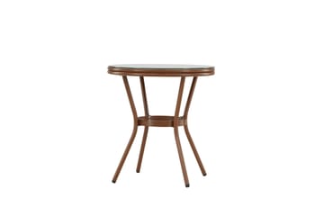 Loures Cafébord 70 cm - Brun - Utemöbler & utemiljö - Utebord & trädgårdsbord - Cafébord