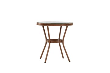Loures Cafébord 70 cm - Brun - Utemöbler & utemiljö - Utebord & trädgårdsbord - Cafébord
