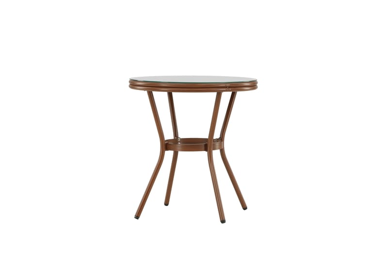 Loures Cafébord 70 cm - Brun - Utemöbler & utemiljö - Utebord & trädgårdsbord - Cafébord