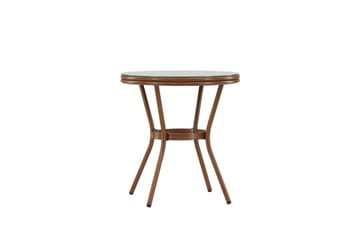 Loures Cafébord 70 cm - Brun - Utemöbler & utemiljö - Utebord & trädgårdsbord - Cafébord