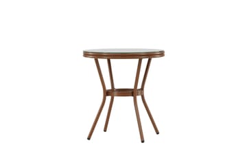 Loures Cafébord 70 cm - Brun - Utemöbler & utemiljö - Utebord & trädgårdsbord - Cafébord