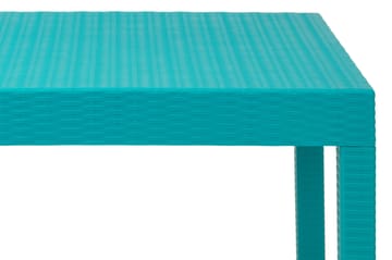Nadia Bord 80x80 cm - Turkos - Utemöbler & utemiljö - Utebord & trädgårdsbord - Cafébord