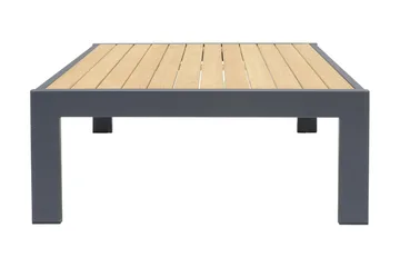Palau Cafébord och Loungebord Utomhus 103 cm Teak Trä - Grå - Utemöbler & utemiljö - Utebord & trädgårdsbord - Cafébord
