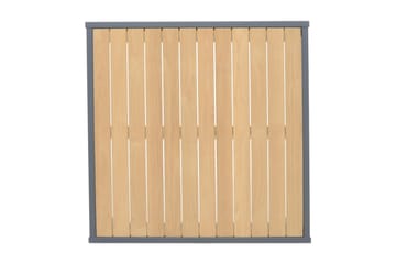 Palau Cafébord och Loungebord Utomhus 103 cm Teak Trä - Grå - Utemöbler & utemiljö - Utebord & trädgårdsbord - Cafébord