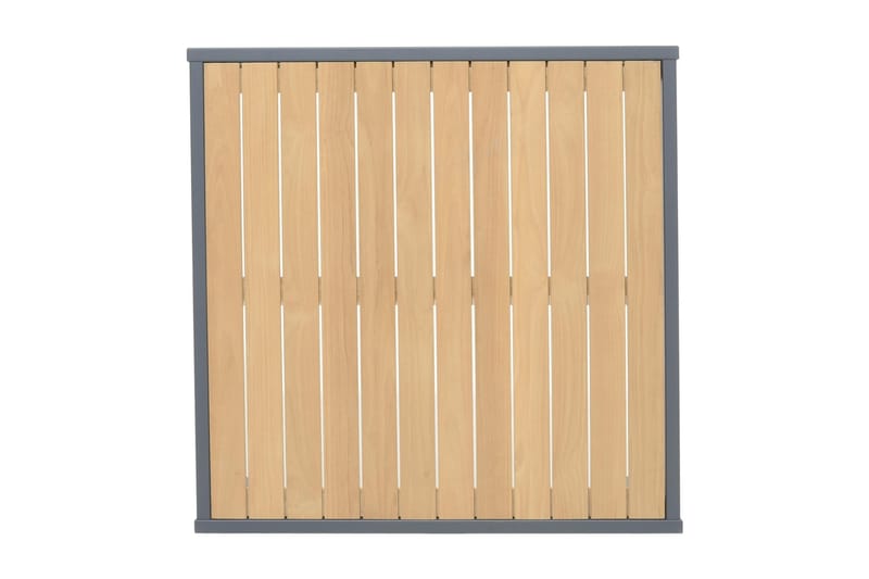 Palau Cafébord och Loungebord Utomhus 103 cm Teak Trä - Grå - Utemöbler & utemiljö - Utebord & trädgårdsbord - Cafébord