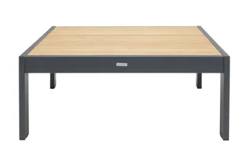 Palau Cafébord och Loungebord Utomhus 103 cm Teak Trä - Grå - Utemöbler & utemiljö - Utebord & trädgårdsbord - Cafébord