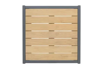 Palau Cafébord och Loungebord Utomhus 63 cm Teak Trä - Grå - Utemöbler & utemiljö - Utebord & trädgårdsbord - Cafébord