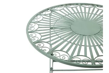 Piossasco Runt Hopfällbart Cafébord och Trädgårdsbord 60 cm - Grön - Utemöbler & utemiljö - Utebord & trädgårdsbord - Cafébord