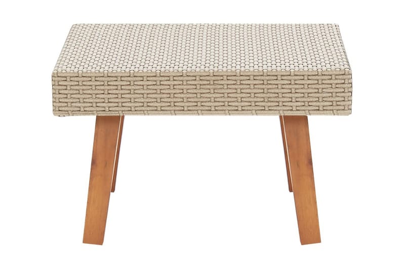 Trädgårdsbord konstrotting beige - Beige - Cafébord