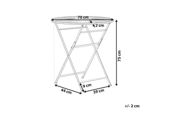 Trädgårdsbord Roccavione - Grön - Utemöbler & utemiljö - Utebord & trädgårdsbord - Cafébord