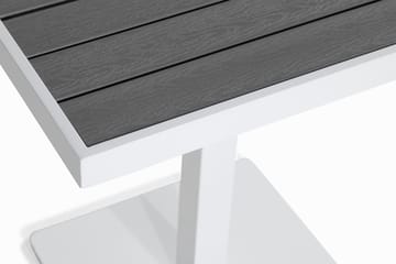 Tunis Cafébord och Bistrobord Utomhus 70x70 - Vit/Grå - Utemöbler & utemiljö - Utebord & trädgårdsbord - Cafébord