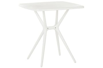 Cafébord Pesaro 70 cm - Vit - Utemöbler & utemiljö - Utebord & trädgårdsbord - Cafébord