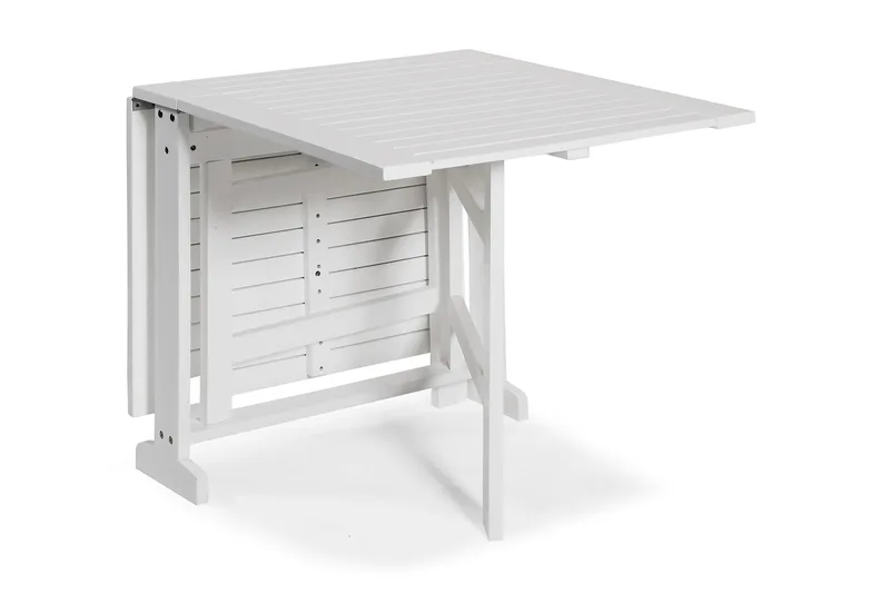 Slagbord Hillerstorp Åre 70x20/80/140 cm, Vit Akacia