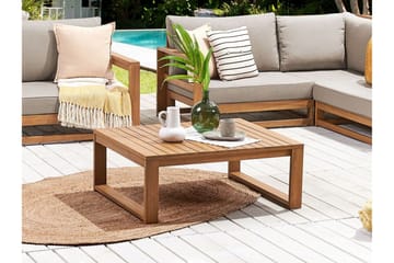 Des Moines Sidobord och Soffbord Utomhus 90 cm Trä Akacia - Ljusbrun - Utemöbler & utemiljö - Utebord & trädgårdsbord - Sidobord utomhus