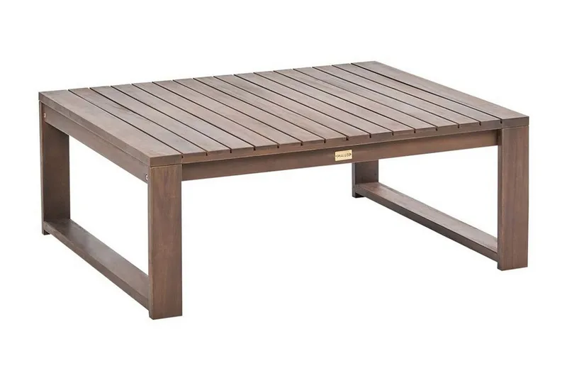 Des Moines Sidobord och Soffbord Utomhus 90 cm Trä - mörkbrun - Utemöbler & utemiljö - Utebord & trädgårdsbord - Sidobord utomhus